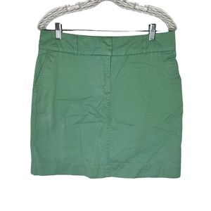 Vineyard Vines Green Cotton Straight Skirt Size 6 Women’s